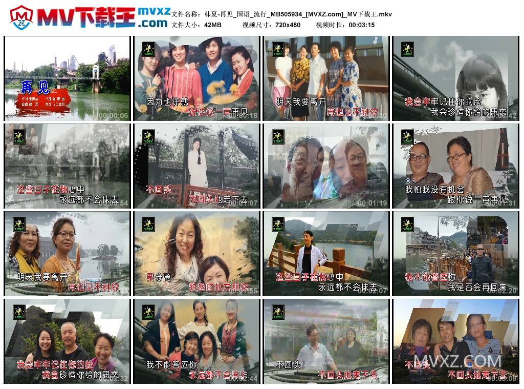 韩夏-再见_国语_流行_MB505934